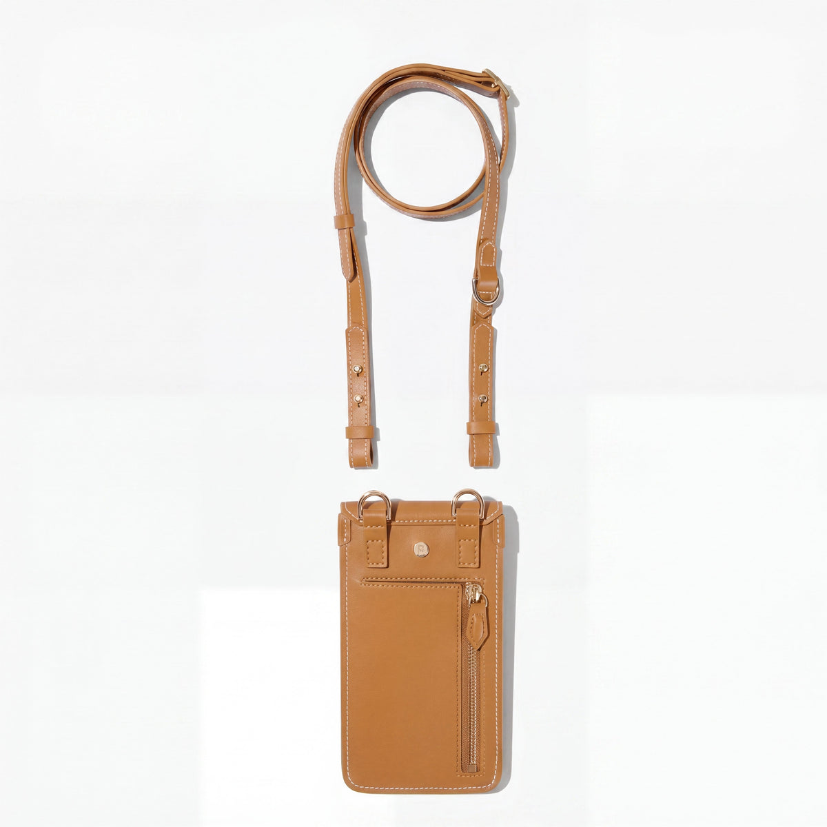 Travel Tech Accessories collection – Paravel Phone Crossbody Bag Atlas Tan Hands-Free Compact Travel Organizer