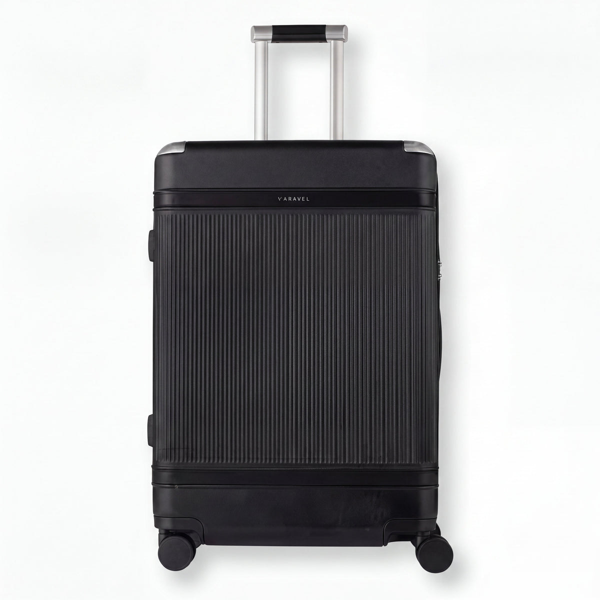 Checked Luggage collection – Paravel Aviator Grand 26-Inch Checked Spinner Luggage Derby Black