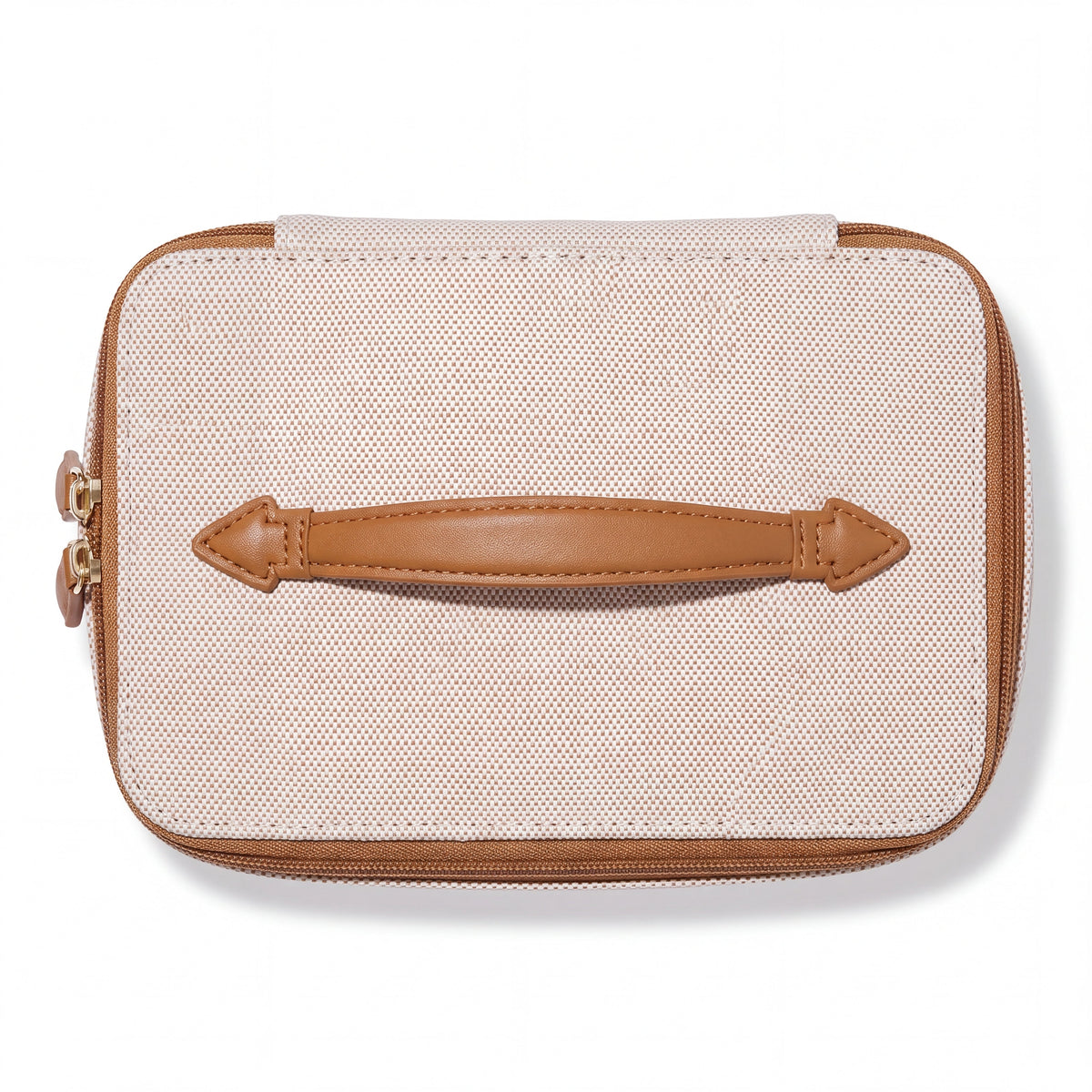Toiletry & Cosmetic Bags collection – Paravel See-All Vanity Case Travel Cosmetic Toiletry Bag Scout Tan